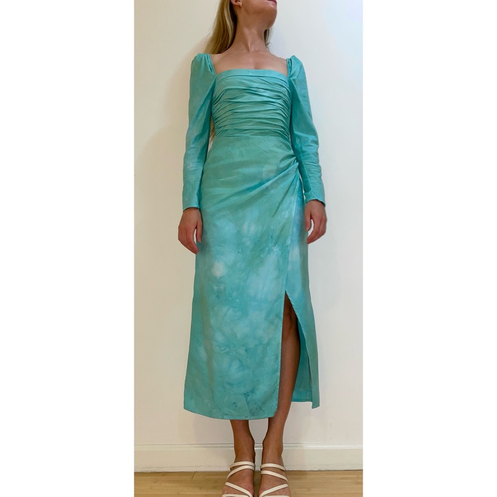 Reformation Isaac Dress, Size 6, *CUSTOM DYED* - Picture 1 of 5